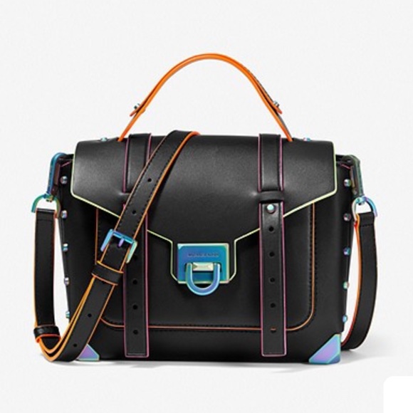 MICHAEL KORS
Manhattan Medium Contrast-Trim Leather Satchel
35H1TNCS8L
Black - Picture 10 of 16